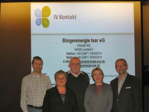 Foto v.l.n.r.: Karl Heinz Schobel, Ursula Egner, Korbinian Deliano, Cornelia Czichon, Joachim Czichon