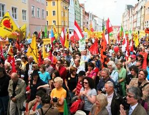 Am 28. Mai 2011 setzten viele tausend Demonstranten in Landshut ein eindrucksvolles Zeichen für den Atomausstieg
