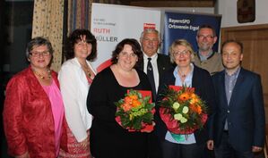 Bild: v.l.n.r. Ursula Egner, Ruth Müller, Susanne Egner-Lesny, Gerhard Babl, Cornelia Czichon, Joachim Czichon, Harald U