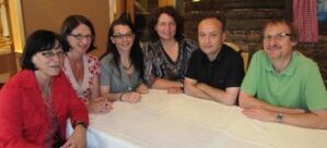 MdL Johanna Werner-Muggendorfer, Kerstin Schanzer, Anja König, Ruth Müller, Harald Unfried, Frank Domakowski