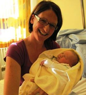 Kerstin Schanzer mit Sohn Jakob