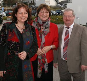 Fraktionsvorsitzende Ruth Müller, MdB Ulla Schmidt, Kreisrat und stv. Bürgermeister Hans Sarcher aus Vilsbiburg