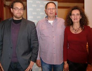 Valentin Kuby, Herbert Lohmeyer und Angelika Thiel (v. l. n. r.)