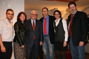 Ein Teil der SPD-Kreisvorstandschaft mit MdB Frank-Walter Steinmeier