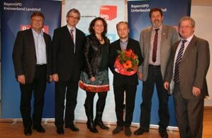 KommunalpolitikerInnen mit Harald Unfried (3. v. r.)